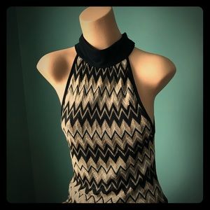 Chevron mini dress